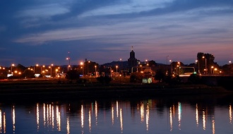Kraków by night (landszaft), foto: Andrzej Wodziński